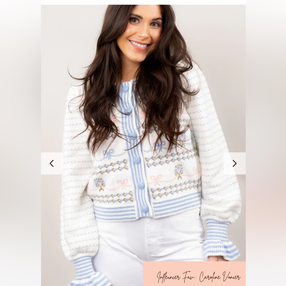 Bow Cardigan